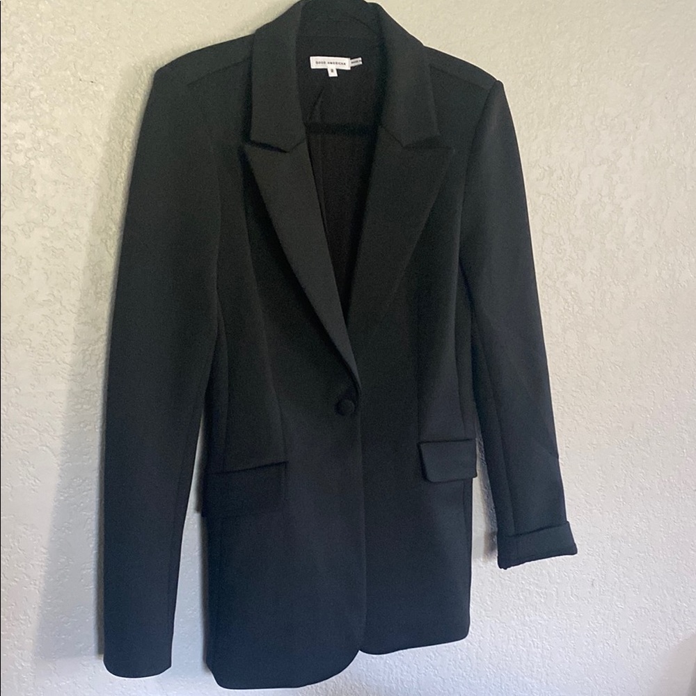 Women's Black Blazer Good American
